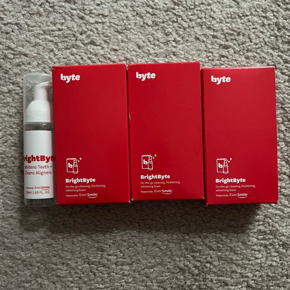 BrightByte Aligner Cleaner/Whitener New